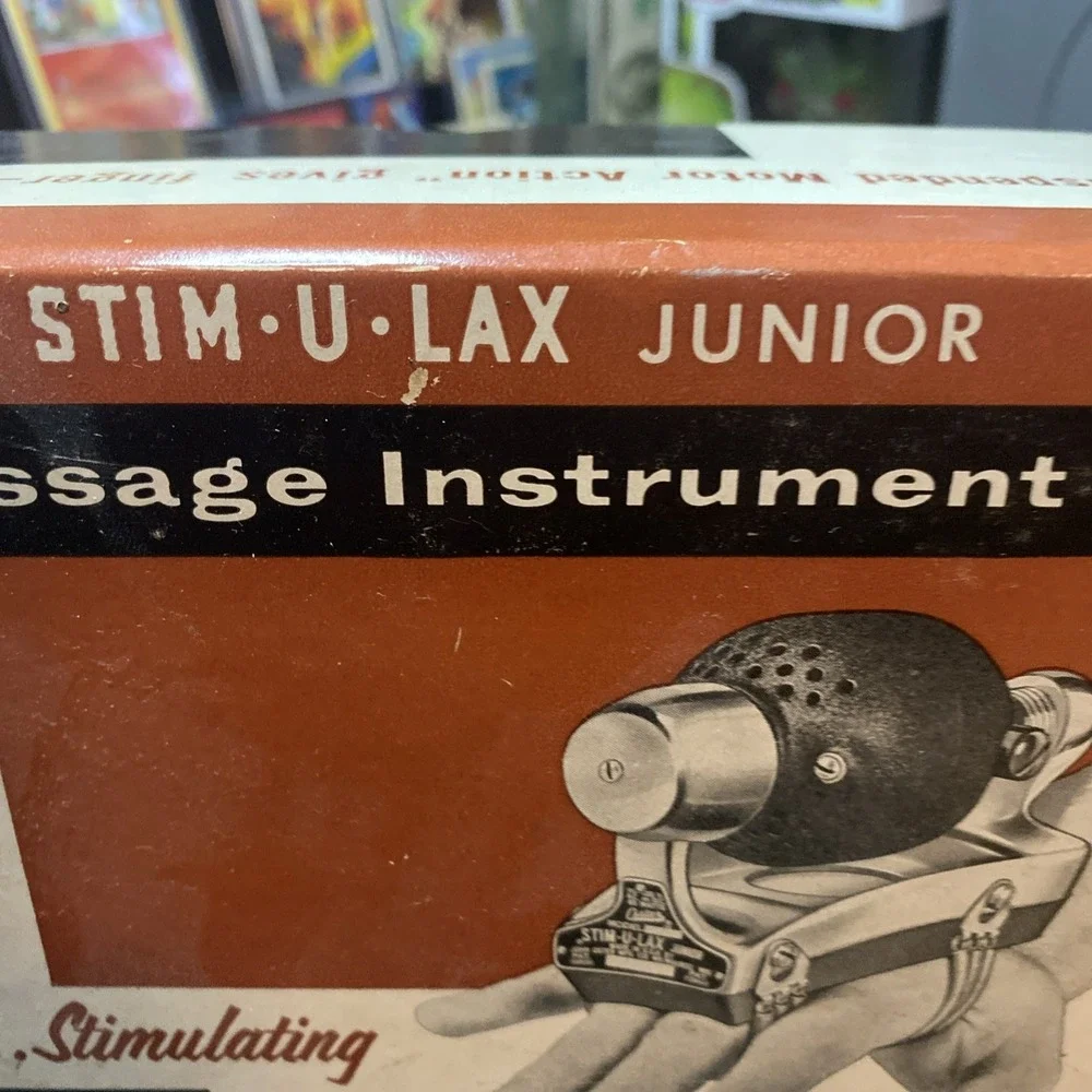 OSTER Stim-U-Lax Junior Massage Instrument Model M4 Perfect Vintage D3
